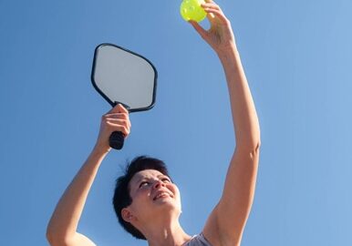 pickleball player